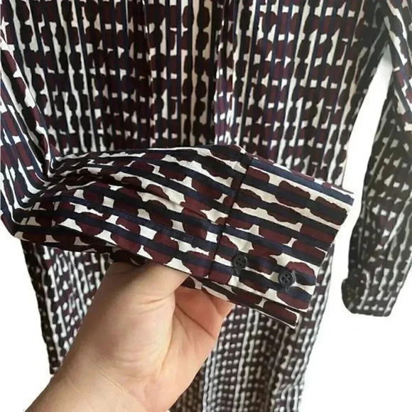 COS Printed Dress With Neck Tie - Picture 8 of 13